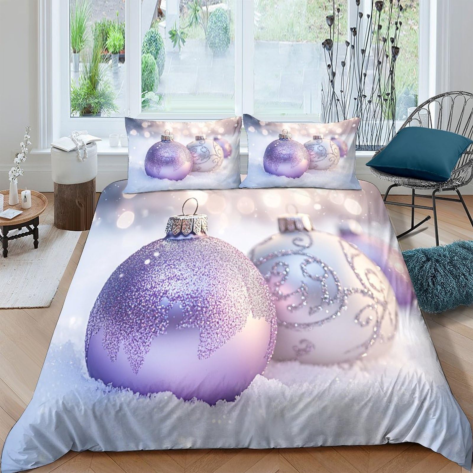 Ctjqhvkz Style-4 3D Printed Microfiber Fitted Sheet For Bed Comfort And Protection, Elegant Galaxy Starry Sky Design, Fits European Standard Mattresses, Easy Care Bedding Solution Single（135X200cm）