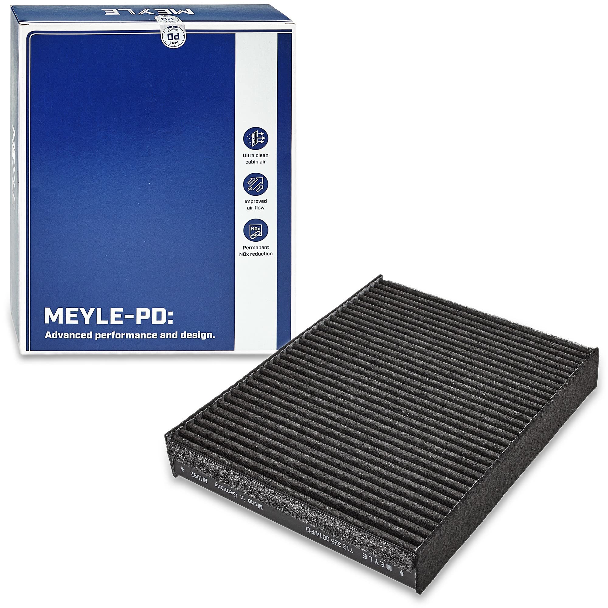 MEYLE Filtro abitacolo 712 326 0014/PD Cartuccia filtro per esigenze particolari con effetto antibatterico con effetto antiallergico con potere assorbente degli odori elevata separazione polvere fine