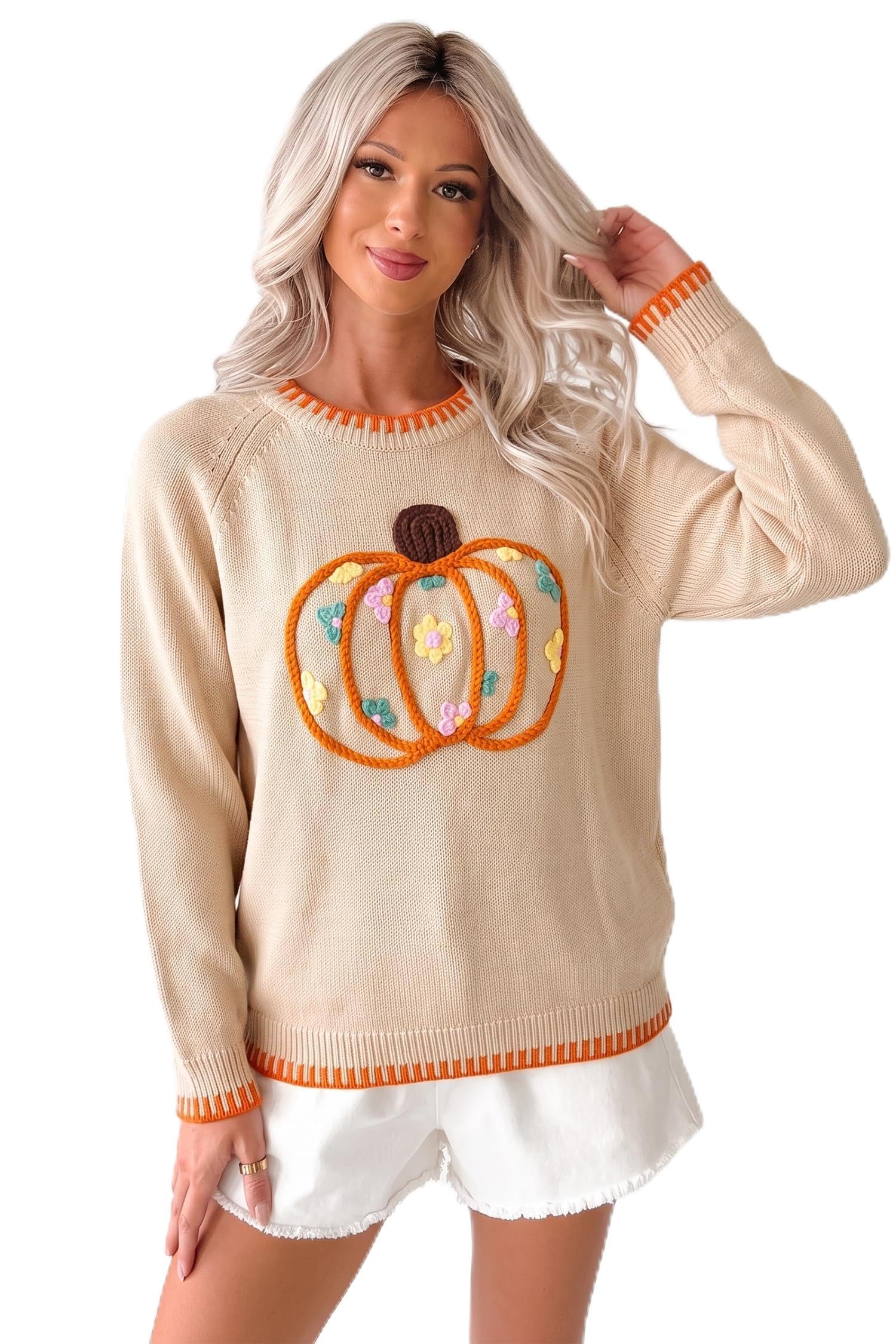 MARZXIN Women Sweater Merry Christmas Pullover Halloween Sweatshirts Tops