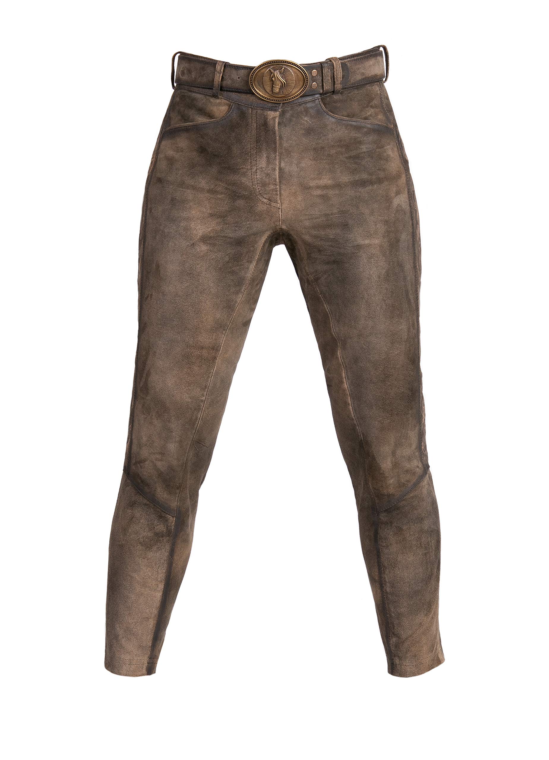 F&S LUXURIOUS RIDINGWEAR Exklusive Reithose Lederreithose für Damen aus Ziegenleder