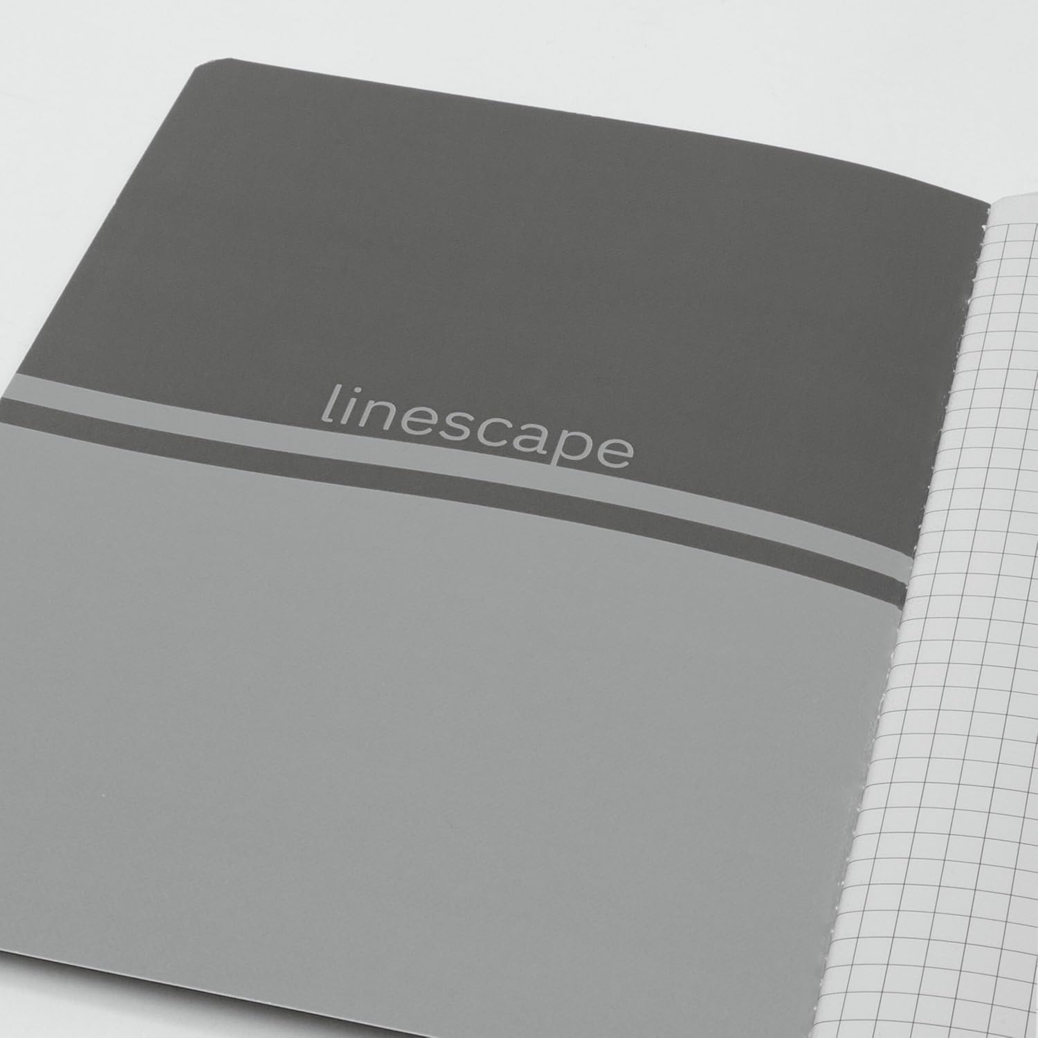 Sigel LS306 Notebook A5 Squared Pack of 2 Dark Grey/Light Grey Soft Cover 68 Pages FSC Certified Linescape