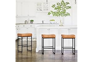 LUE BONA Saddle Barstools: Enhance Your Kitchen and Bar Experience