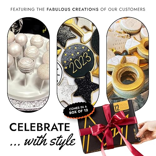 Vista 125 de MONÉGASQUE Purpurina comestible verde para bebidas, 0.53 oz, purpurina comestible para pasteles y cócteles, polvo brillante para bebidas