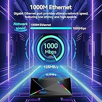 Vista 4 de EASYTONE Android 14 TV Box 2025, Android TV Box 14.0 4GB RAM 64GB ROM 1000M Ethernet R69 Plus Smart Box 4K 8K WIFI6 H728 Octa-core 2.4G 5.8G Dual