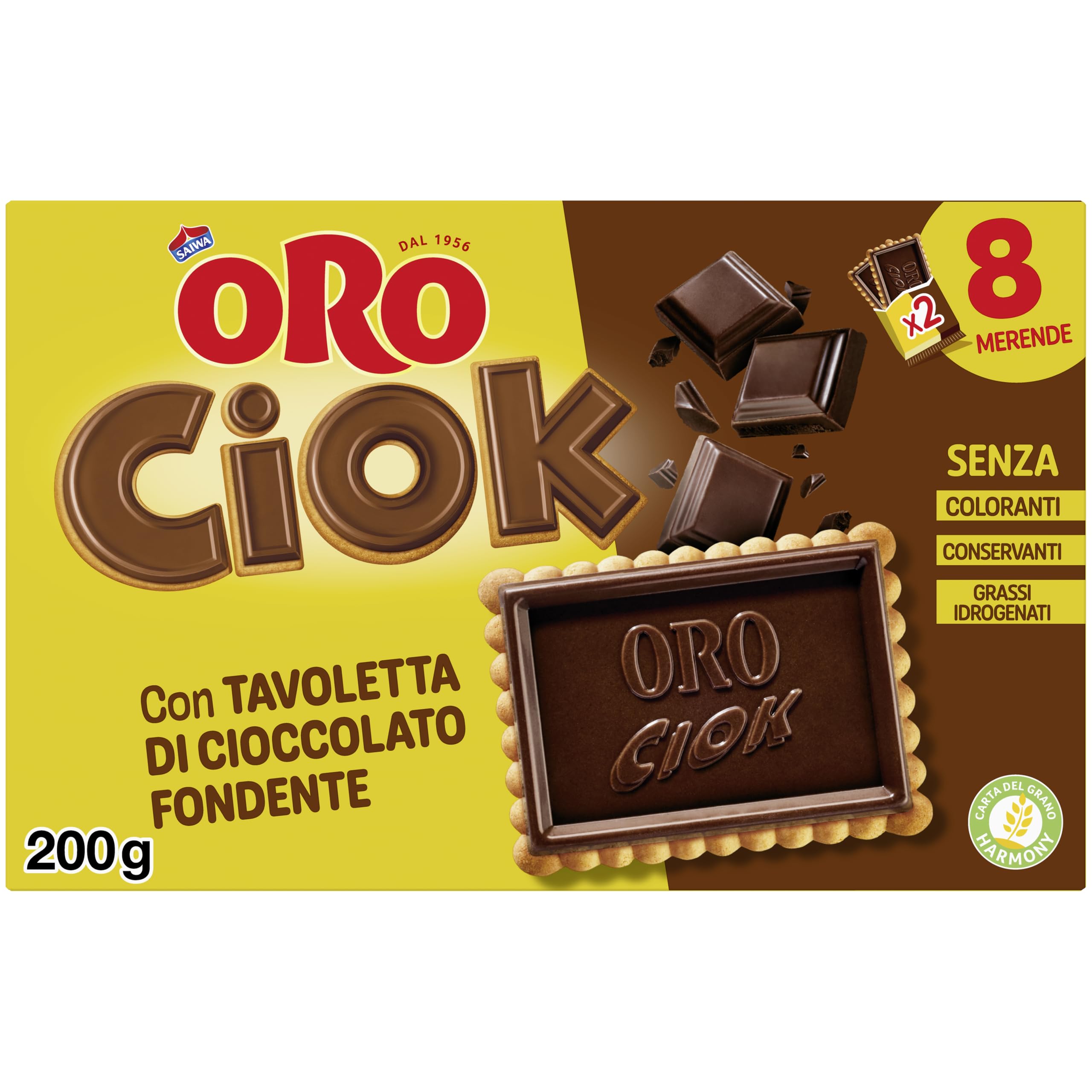 Oro Ciok Fondente - Saiwa - 200 g