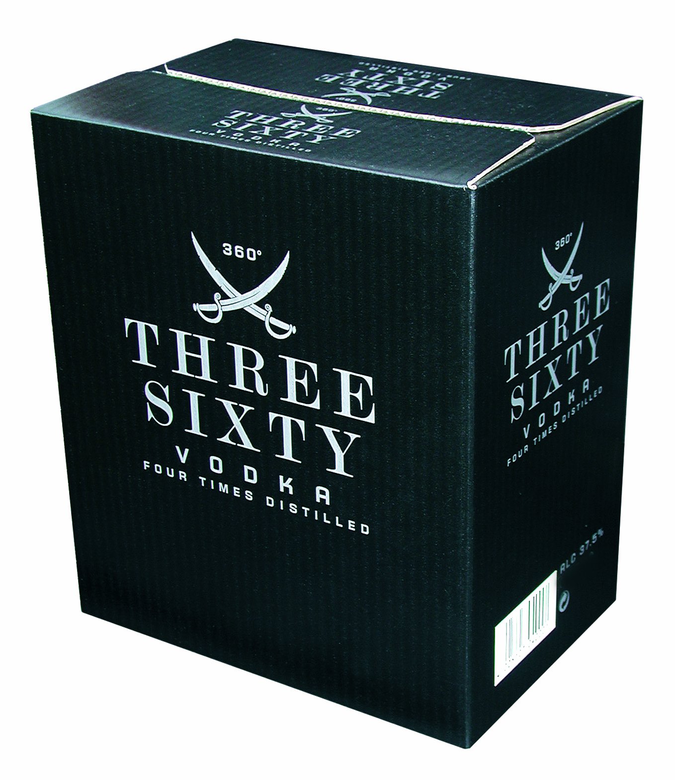 Three Sixty Wodka 6 x 1 Liter Sparpaket Vodka