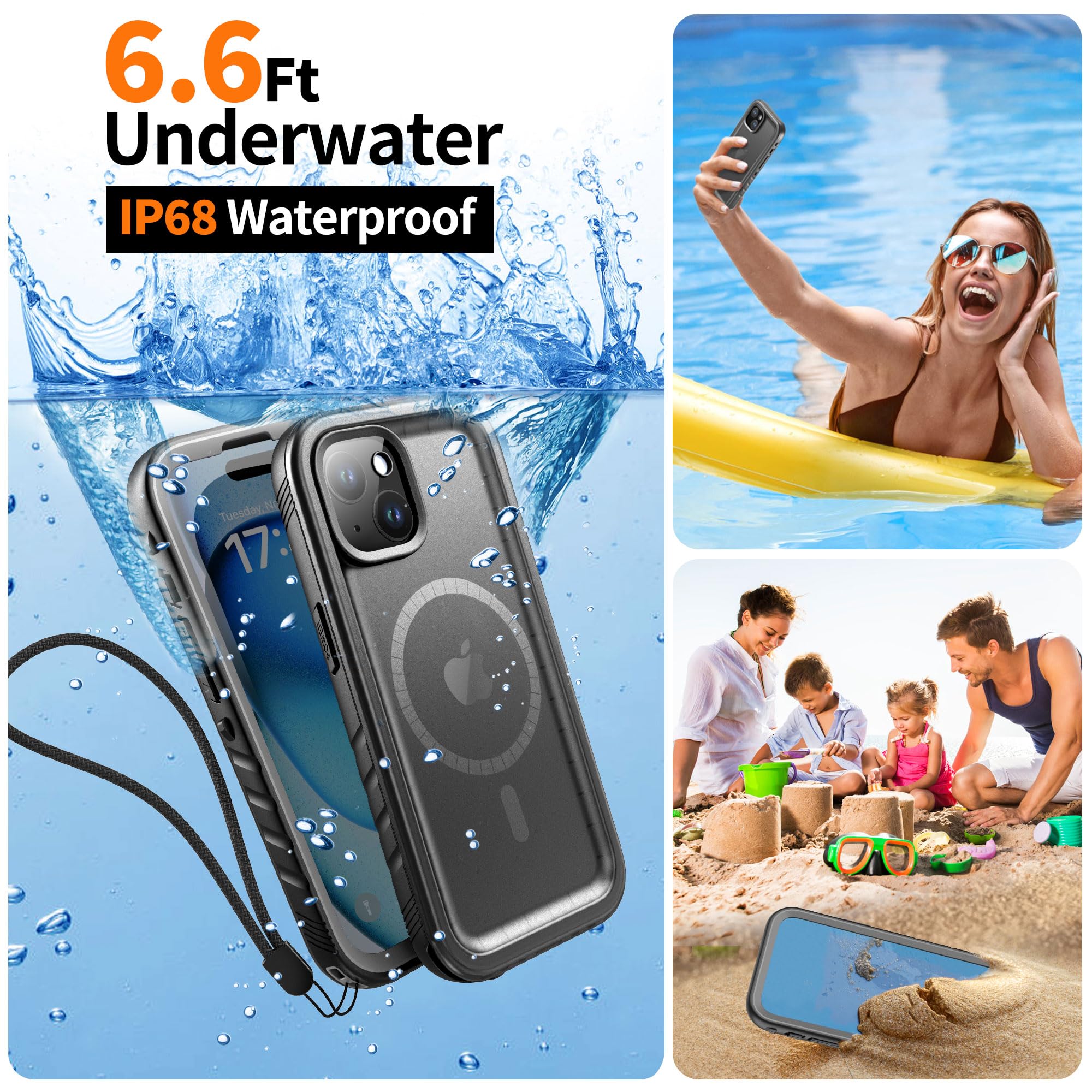 Cozycase for iPhone 14 Case Waterproof for MagSafe - Image 2