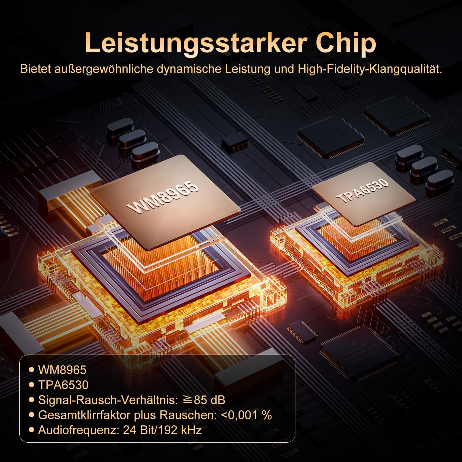 HiFi-MP3-Player, verlustfreier DSD-Digital-Audio-Musikplayer mit hoher Auflösung, tragbarer DAC-FLAC-Audio-Player, 192 kHz/24 Bit, tragbarer Audio-Player mit 64 GB, unterstützt bis zu 256 GB (Black)