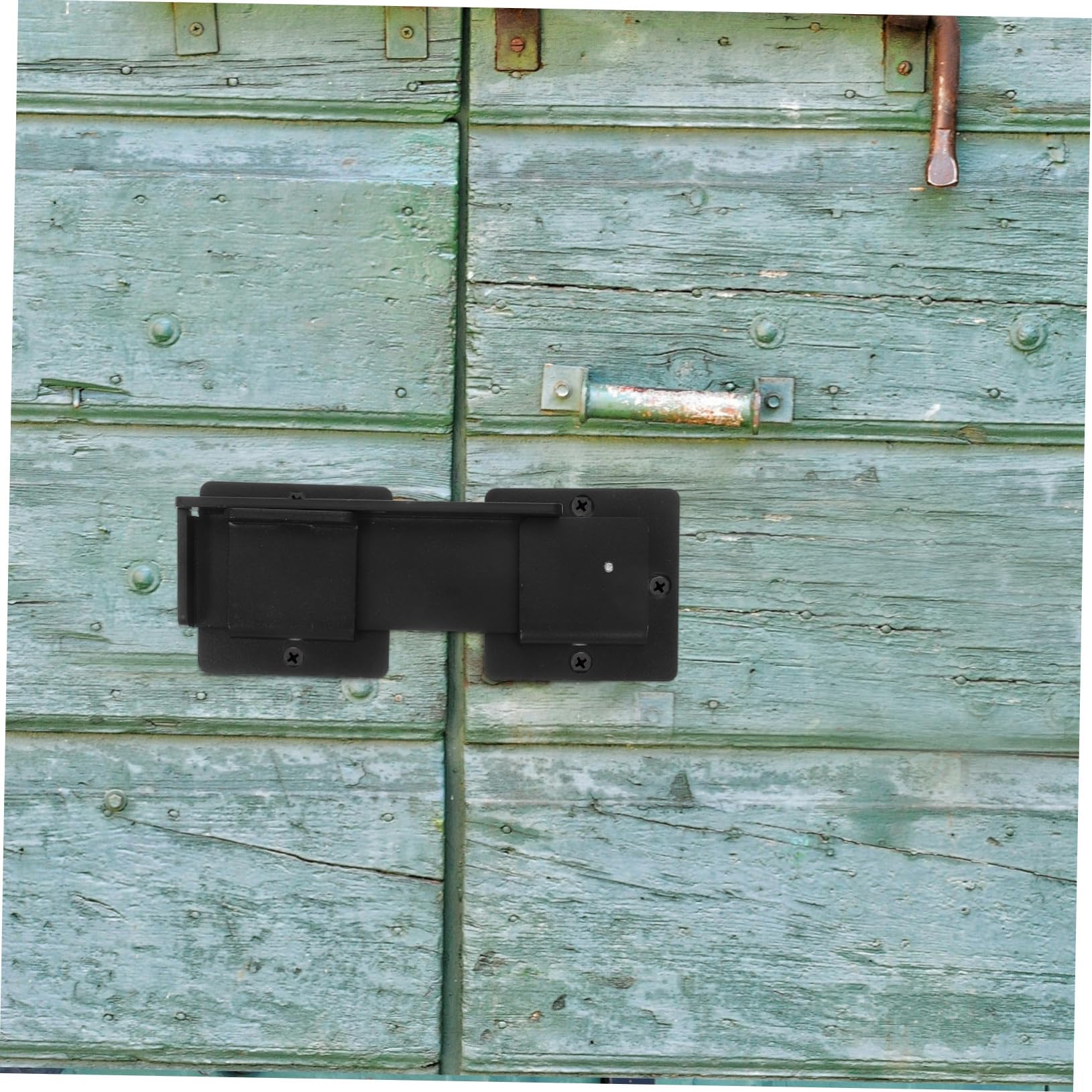 Pestillo Resistente para Puertas Corredizas y Batientes Cerradura De Aluminio Recubierta Bisagras para Portones De Alta Resistencia con Orificio para Candado para Exteriores y