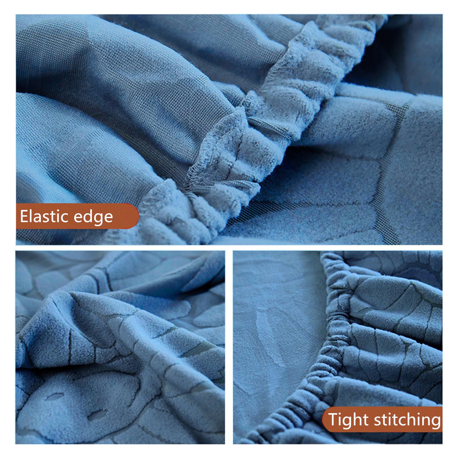 Strecken Bett Kopfteilbezug Jacquard Waschbar Abnehmbar Kopfteil Bezug Bettkopfteil Hussen Schonbezug Protektor Für Schlafzimmer (Grau-Stil 3,220cm/87in)