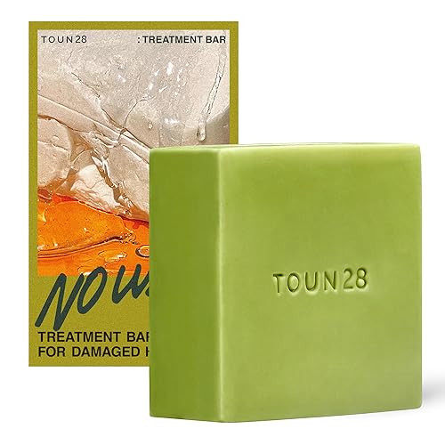 TOUN28 Barra acondicionadora seca (sin lavar), para cabello dañado, complejo de aceite de biotina y brassica, libre de alérgenos, libre de crueldad,