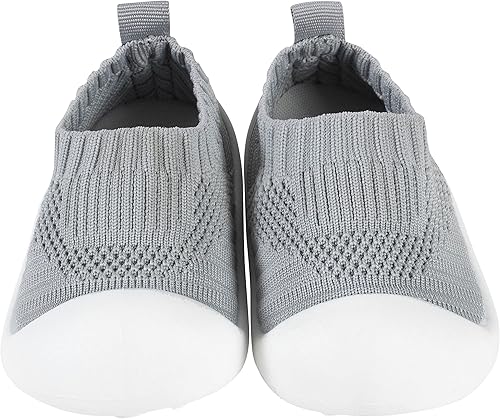 Miniatura 8 de Gerber Unisex-Child Baby Toddler Boy and Girl Stretchy Knit Slip-on Sneaker Crib Shoe