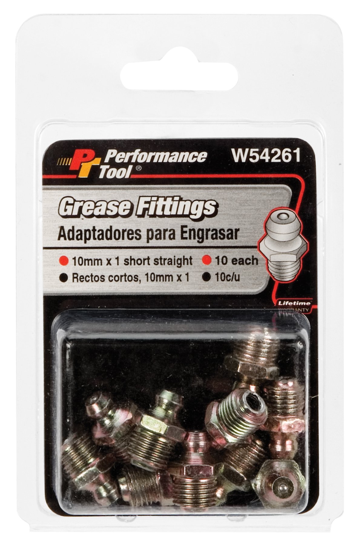 Performance Tool Grease Fitting, (Confezione da 10)