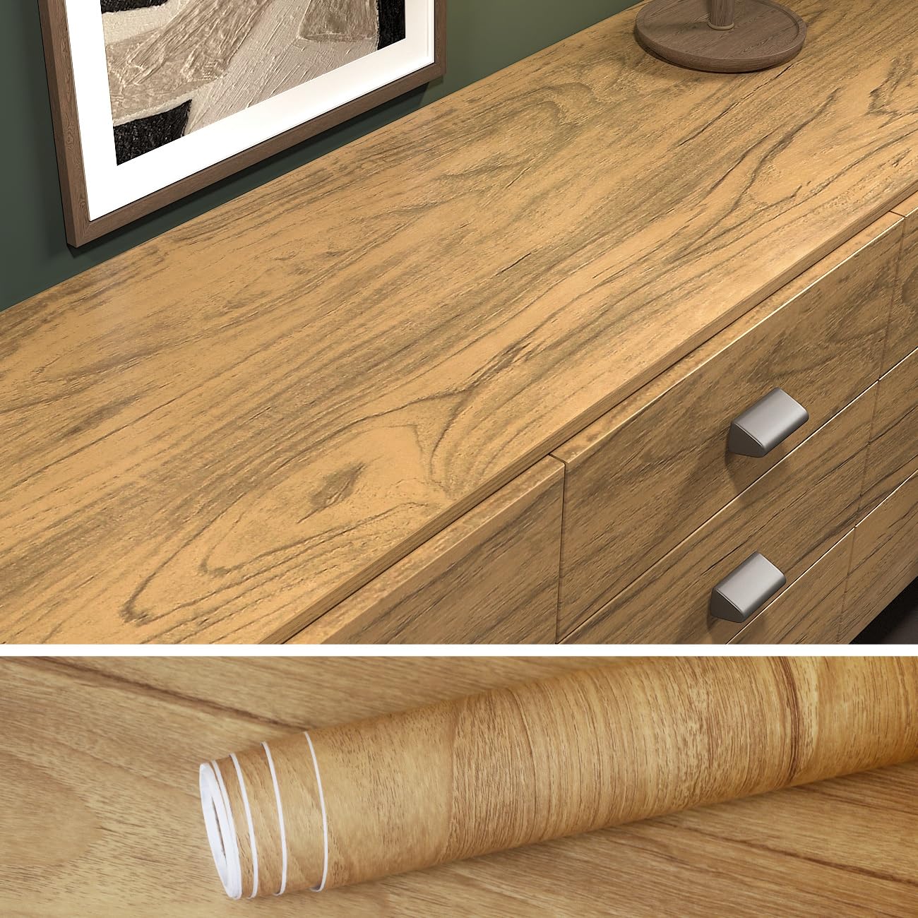 Cosnight WOOD GRAIN Contact Vinyl Paper Peel & Stick Wallpaper 15.7" X - View #12