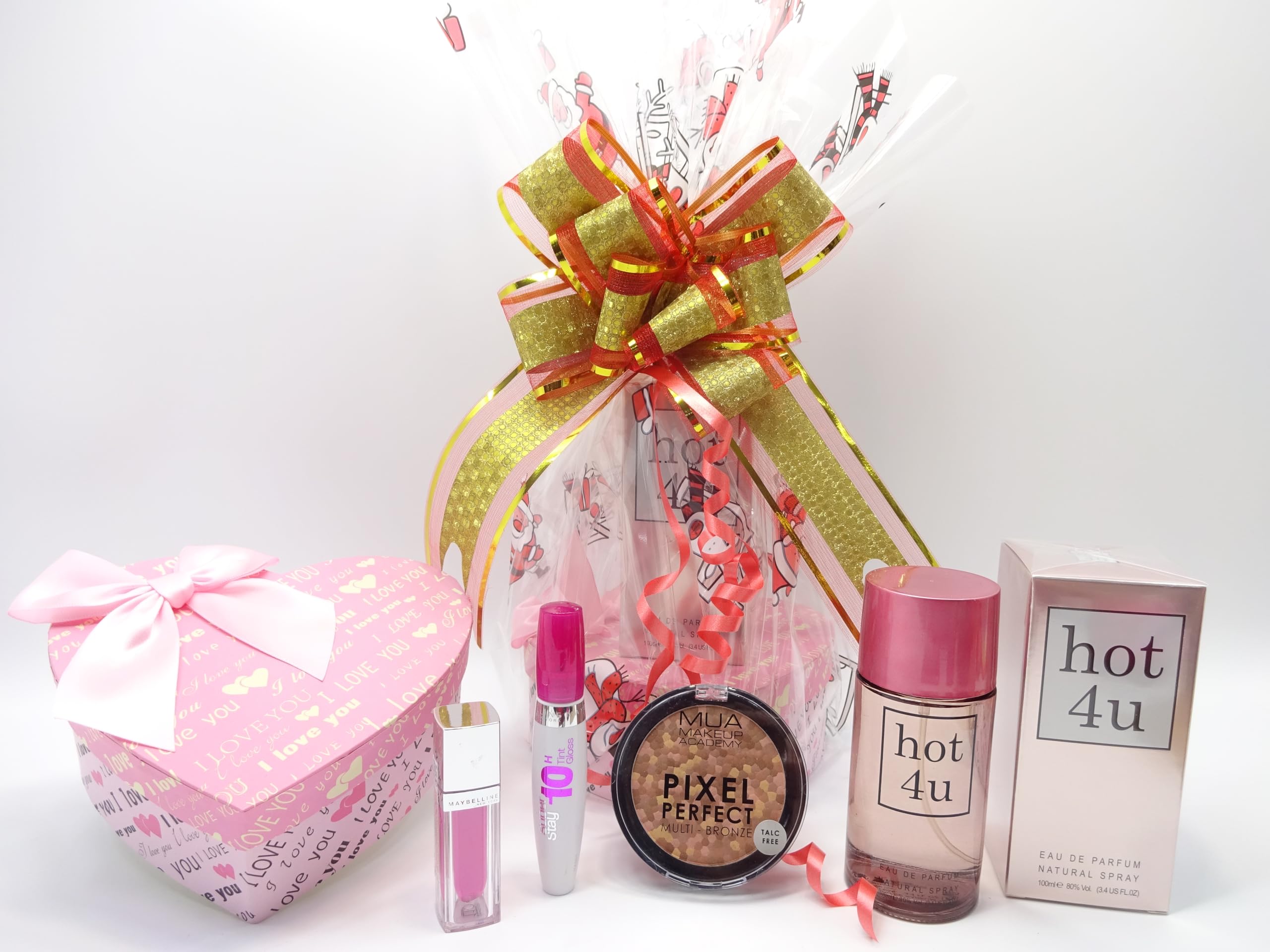 Hot 4U Kit de parfum et de maquillage Coffret cadeau