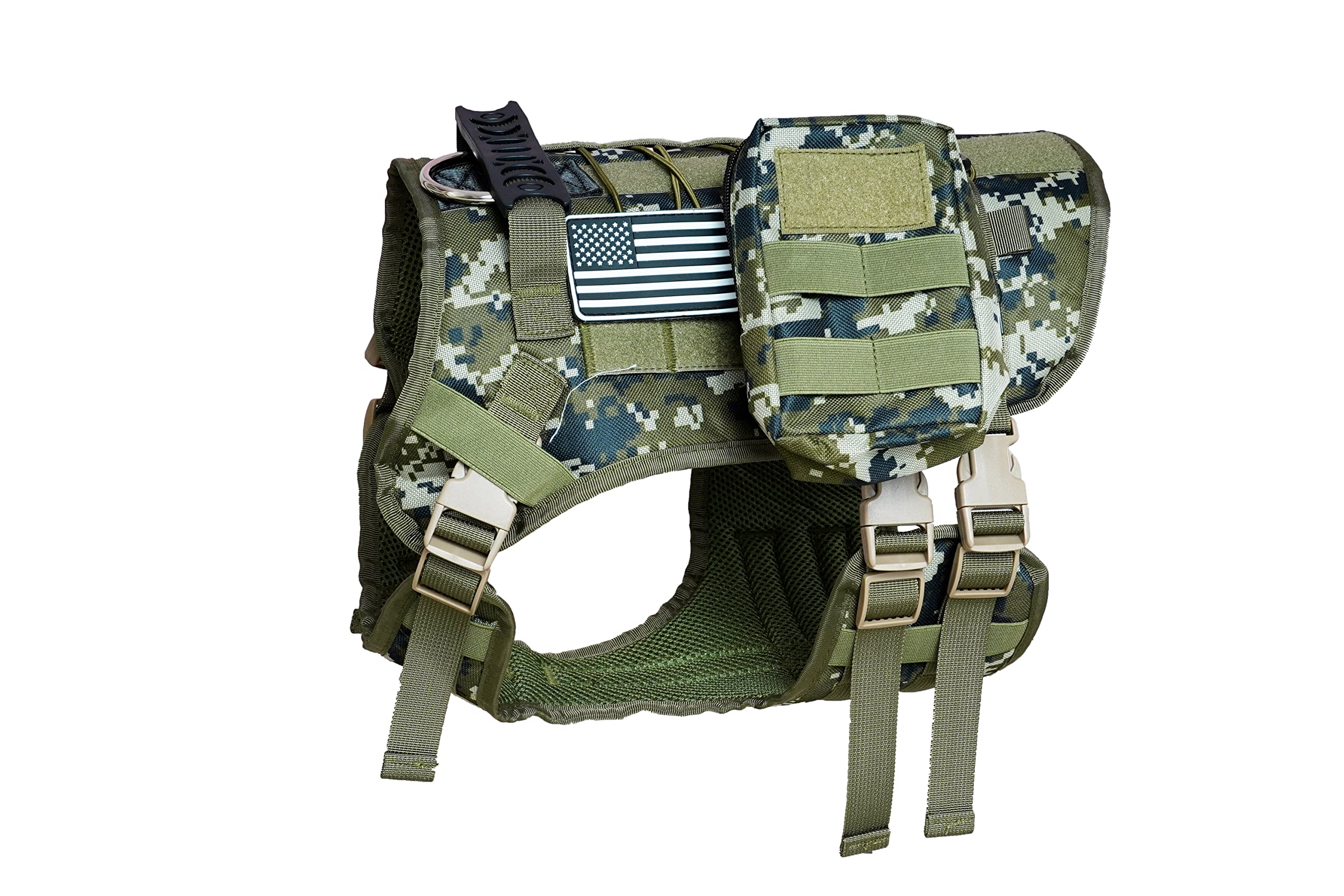 Chene de Saint Mars Military Tactical Dog Harness for Medium and Large