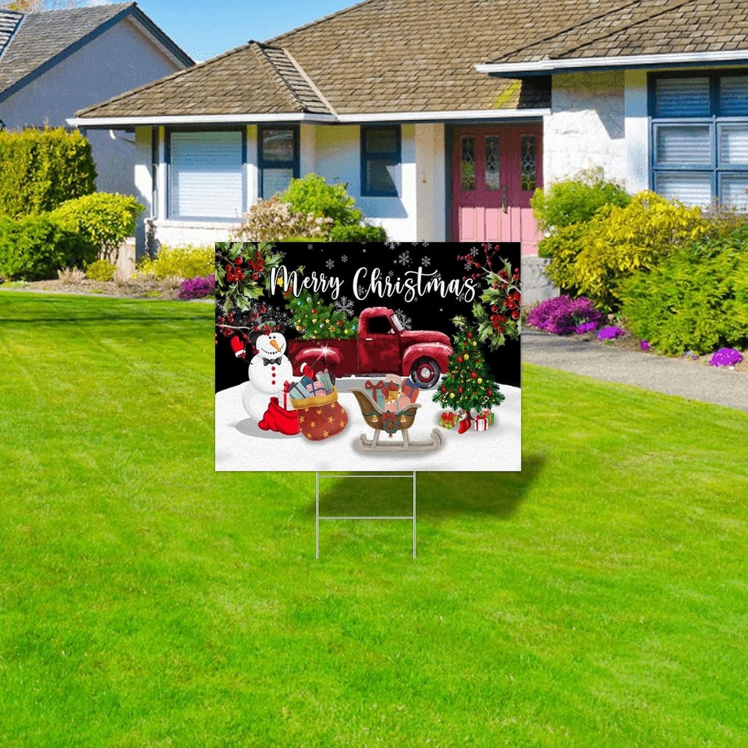 Merry Christmas Yard Signs