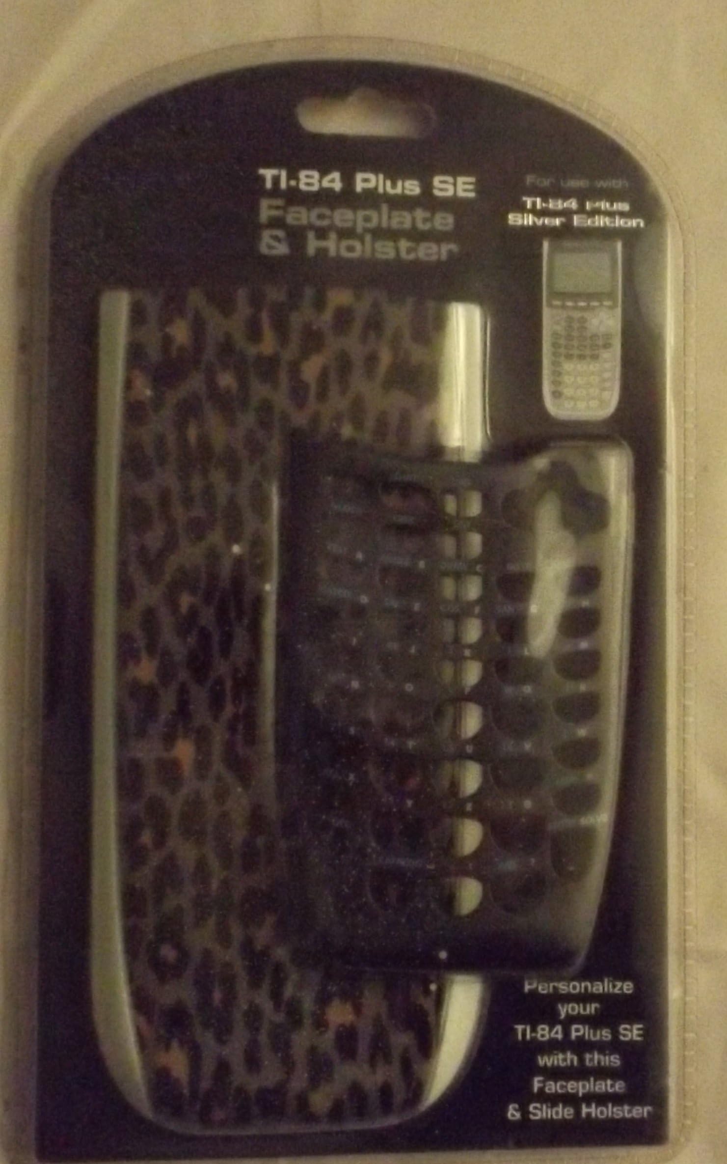 TI-84 Plus SE Faceplate & Holster (leopard Print)