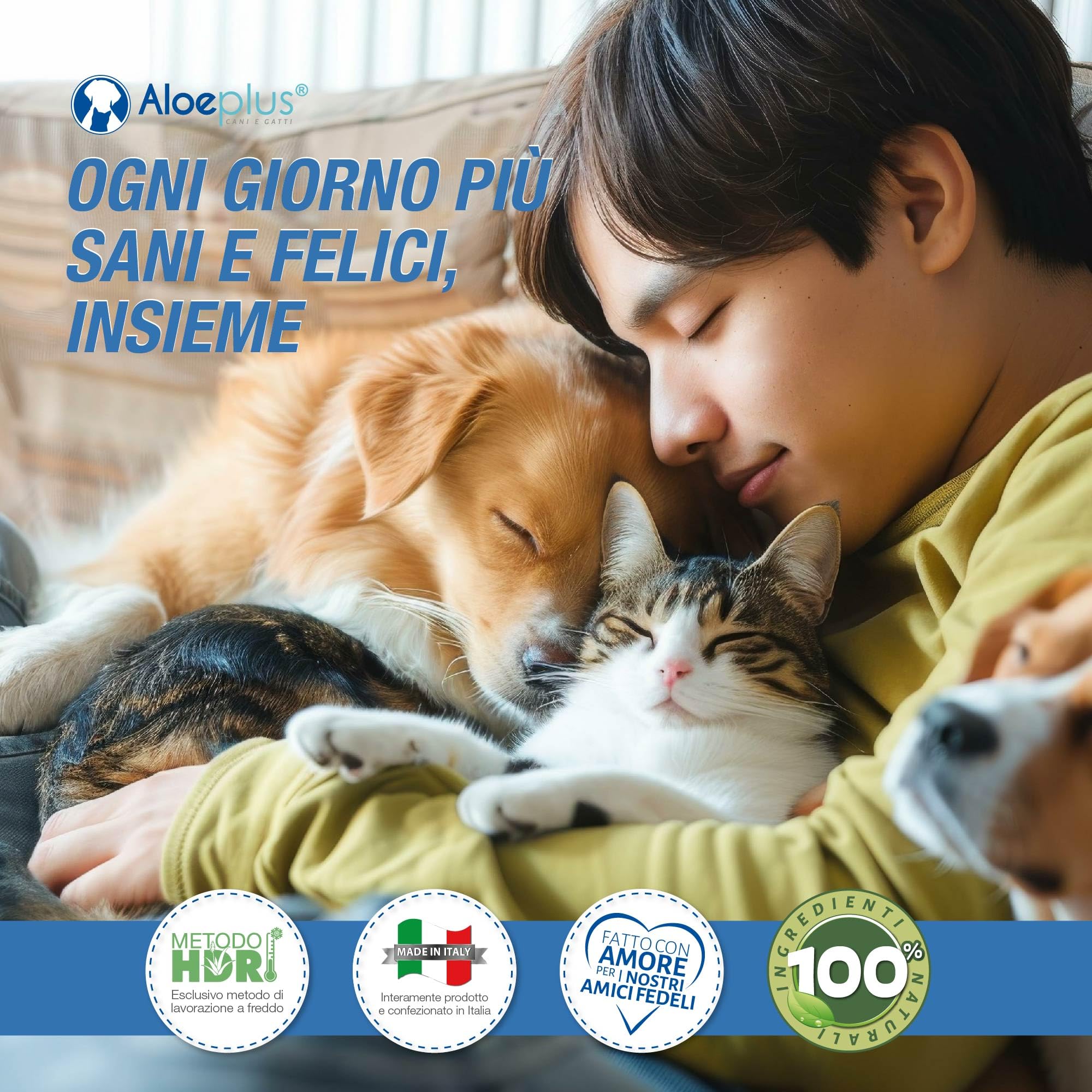 Aloeplus Otorì Detergente Orecchie Cane 125ml - per Pulizia Orecchie Cane e Gatti, 100% Naturale Aloe Arborescens BIO, Tea Tree Oil, Azione Emolliente e Lenitiva Contro Prurito Cane e Infiammazioni