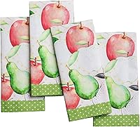 Vista 157 de Maison d' Hermine Servilletas de tela 100% algodón peinado de alta calidad, decorativas, lavables, juego de 4 servilletas para el hogar, cocina