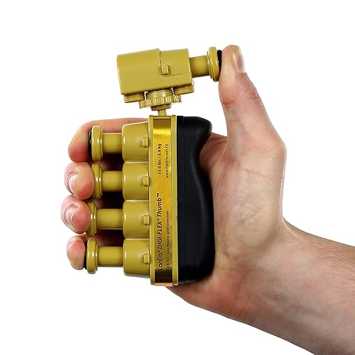 Miniatura 3 de CanDo 10-3763 Digi-Flex Thumb, dorado (Gold XXX-Heavy), 1