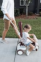 Vista 7 de iimo Triciclo plegable 3 en 1 – Triciclos premium para niños de 1 a 3 años – Bicicleta infantil de diseño japonés con mango de empuje, triciclo