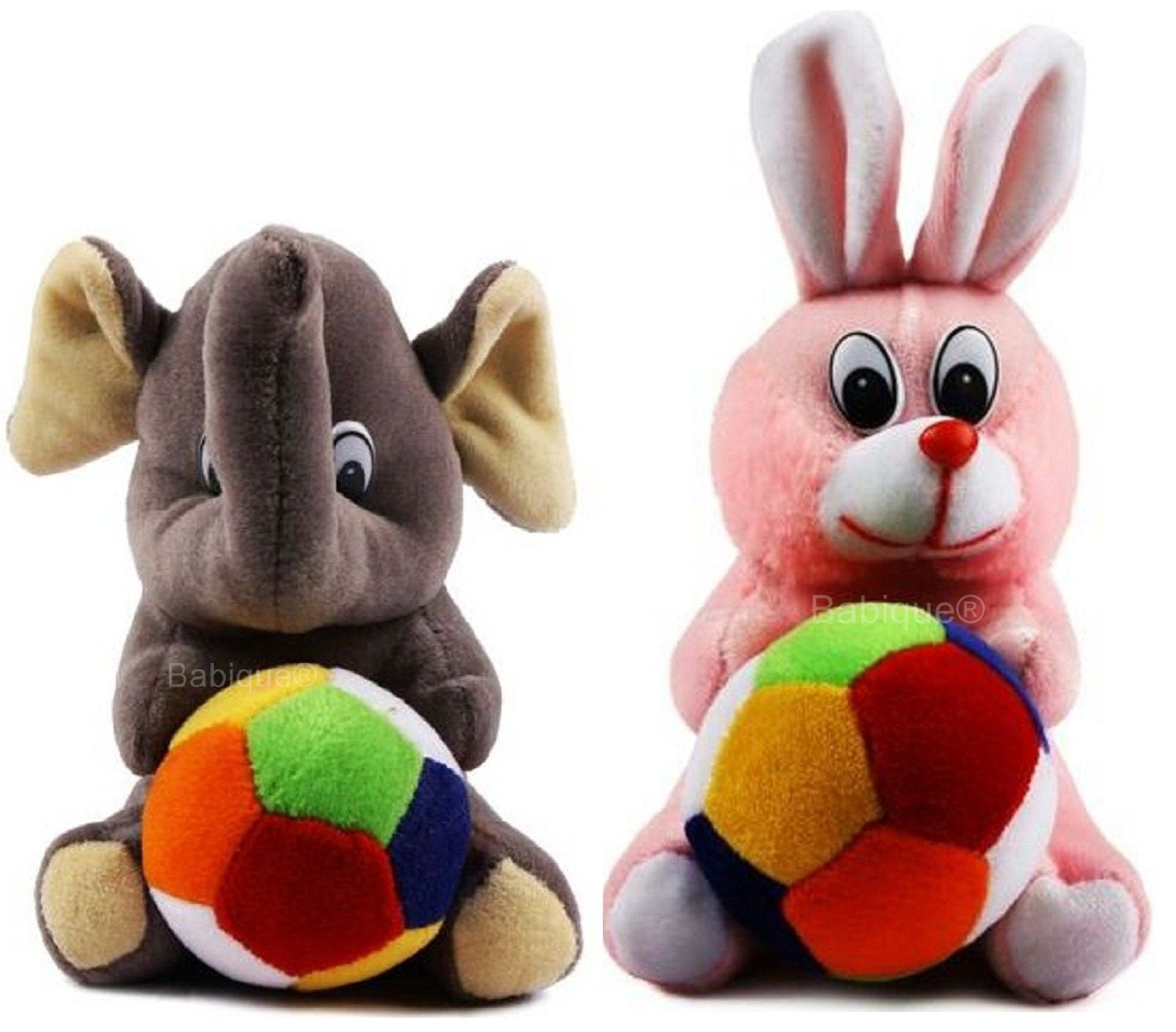 Soft Toy Kids Animal Teddy Bear Birthday Gift Stuffed Soft Plush Toy Love 19 cm (Elephant & Rabbit) (B07CQZ5VLC) Amazon Price History, Amazon Price Tracker