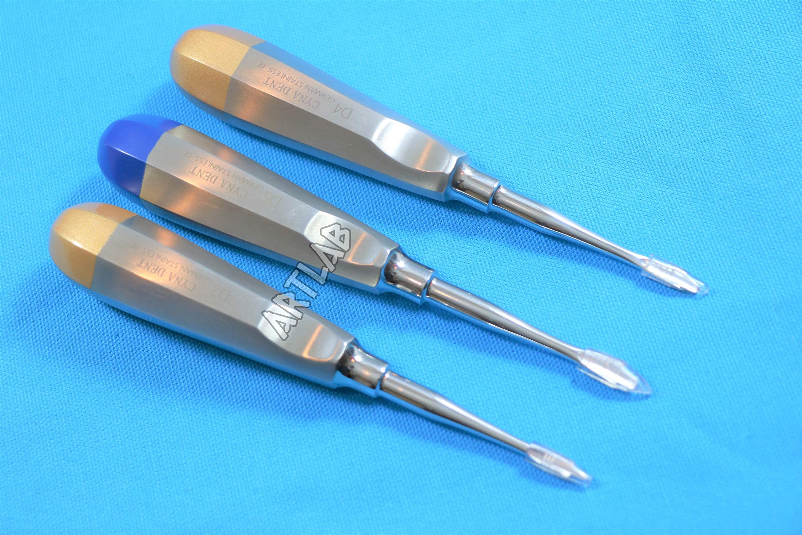 Dental PROXIMATOR Elevator Set of 3-3mm, 4mm, 5mm HIGH Grade German Stainless Steel (CYNAMED)