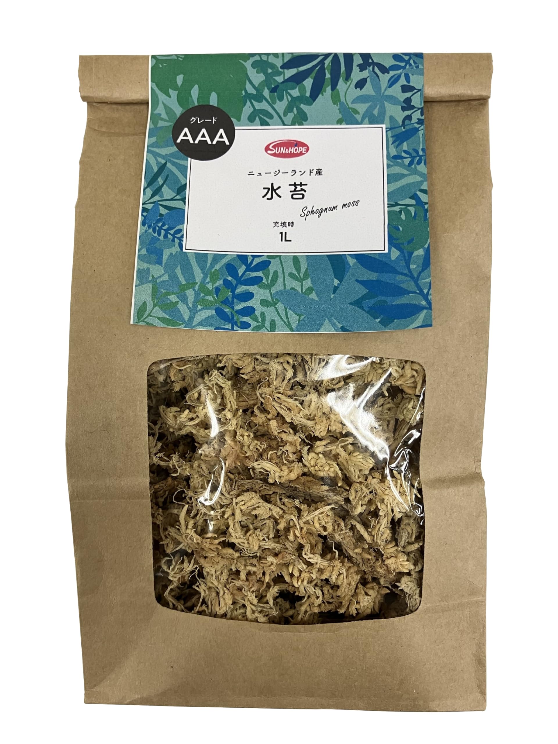 Amazon.co.jp: サンアンドホープ クラフト 水苔（NZ産AAA）1L