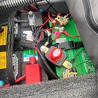 Vista 3 de Ampper Interruptor de desconexión de batería de poste lateral de 12 V a 48 V, interruptor de batería marina, desconecta el corte de alimentación