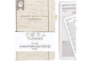 ADHD Planner for Adults 2021: Less Overwhelm Daily Planner