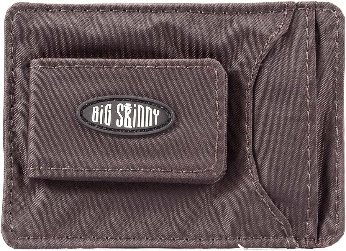 Big Skinny Men's Magnetic Money Clip Slim Wallet, Holds Up to 12 Cards