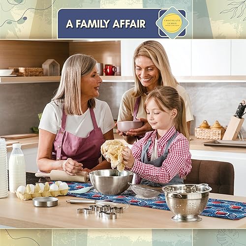 Miniatura 4 de Chocolate Lemon Camino de mesa de salvamanteles  Resistente al calor 350 F, impermeable, reversible para platos calientes, platos y macetas (jardín