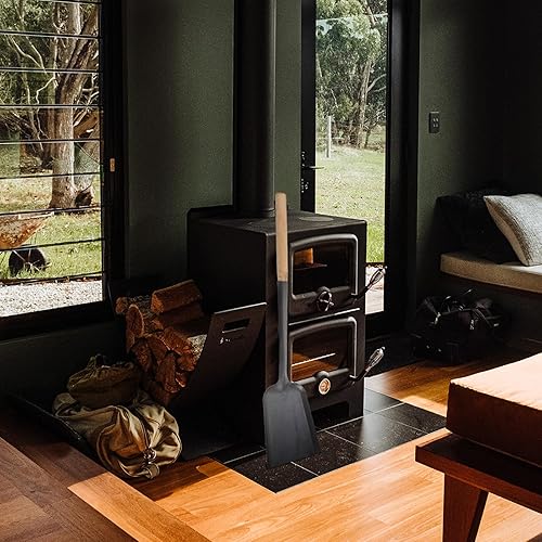 Miniatura 7 de Garneck Pala de hollín Pala de chimenea Estufa de leña Pala de cenizas Chimenea Poker Pala de cenizas Pala de carbón Pala de carbón Limpiador de