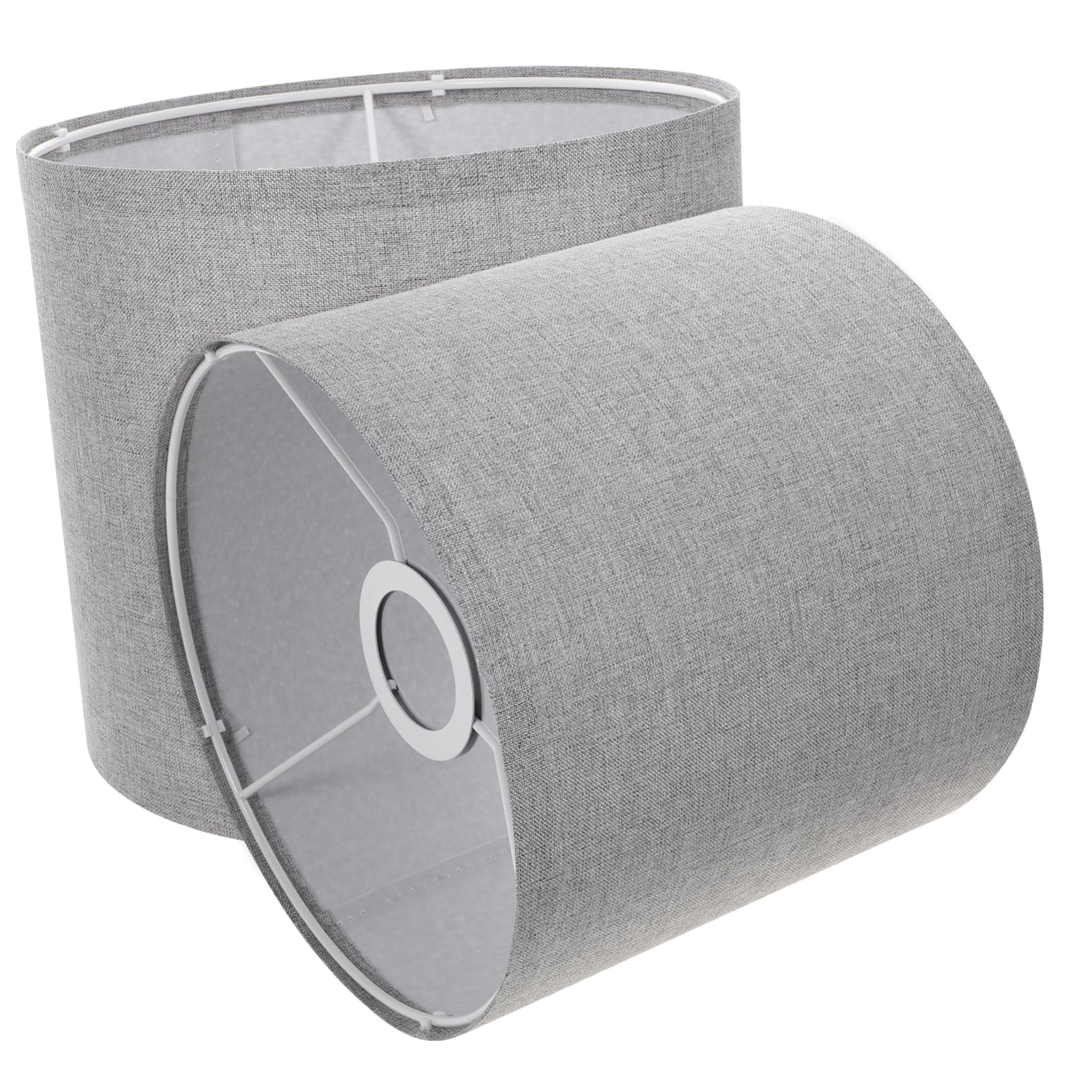 Uonlytech 2 Paralumi in Lino per Lampade da Tavolo e Terra, Luce Morbida, Design Smontabile, per Casa e Hotel