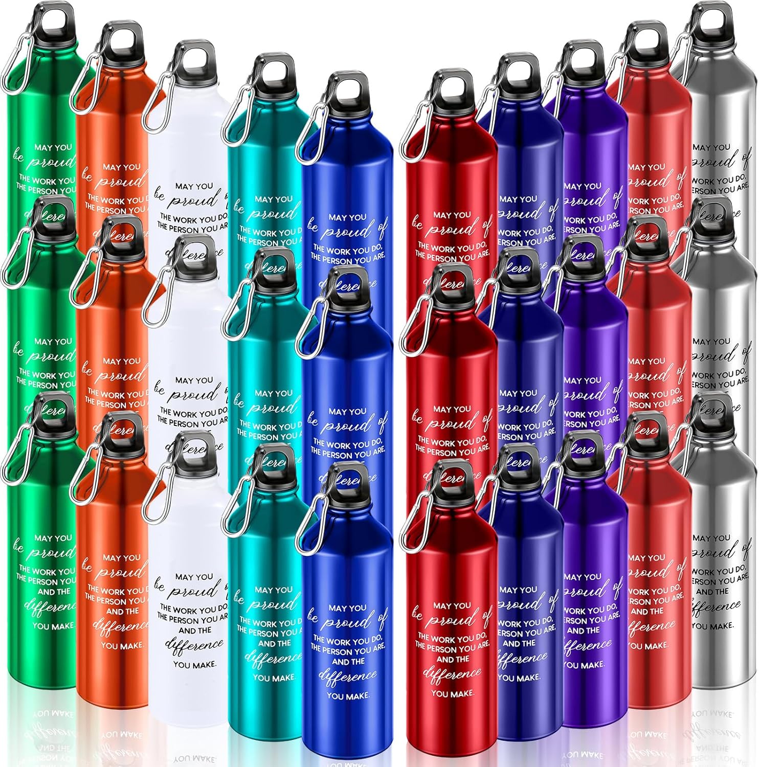 Amazon.com: Bokon 30 Pcs Thank You Inspirational Gifts Reusable 20 oz ...