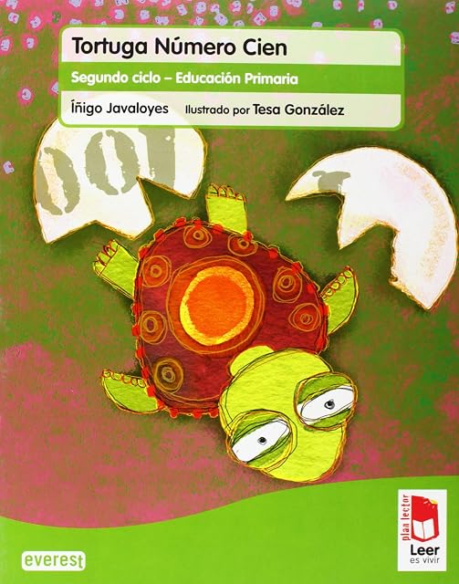Portada de Plan Lector Leer Es Vivir. Tortuga Número Cien. Cuaderno de Lectoescri