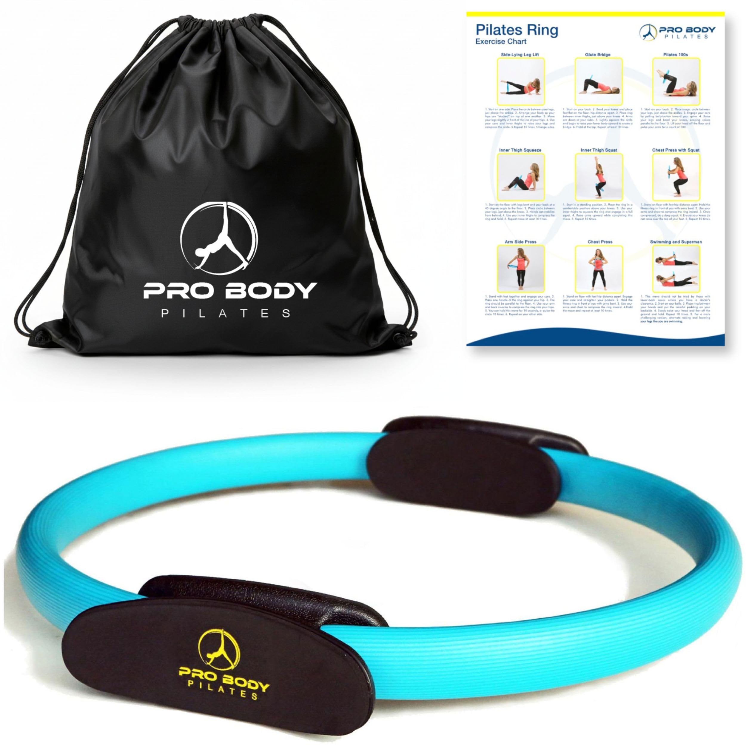 ProBody Pilates Ring - Superior Unbreakable Fitness Magic Circle For Toning Thighs, Abs And Legs