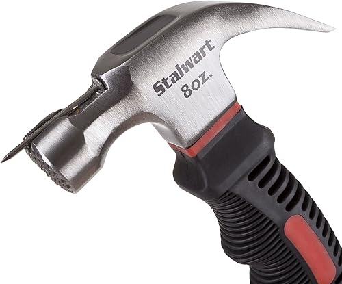 Miniatura 3 de Claw Hammer - Mini mazo de fibra de vidrio de 8 onzas con mango de agarre cómodo, herramienta duradera para reparación del hogar, bricolaje,