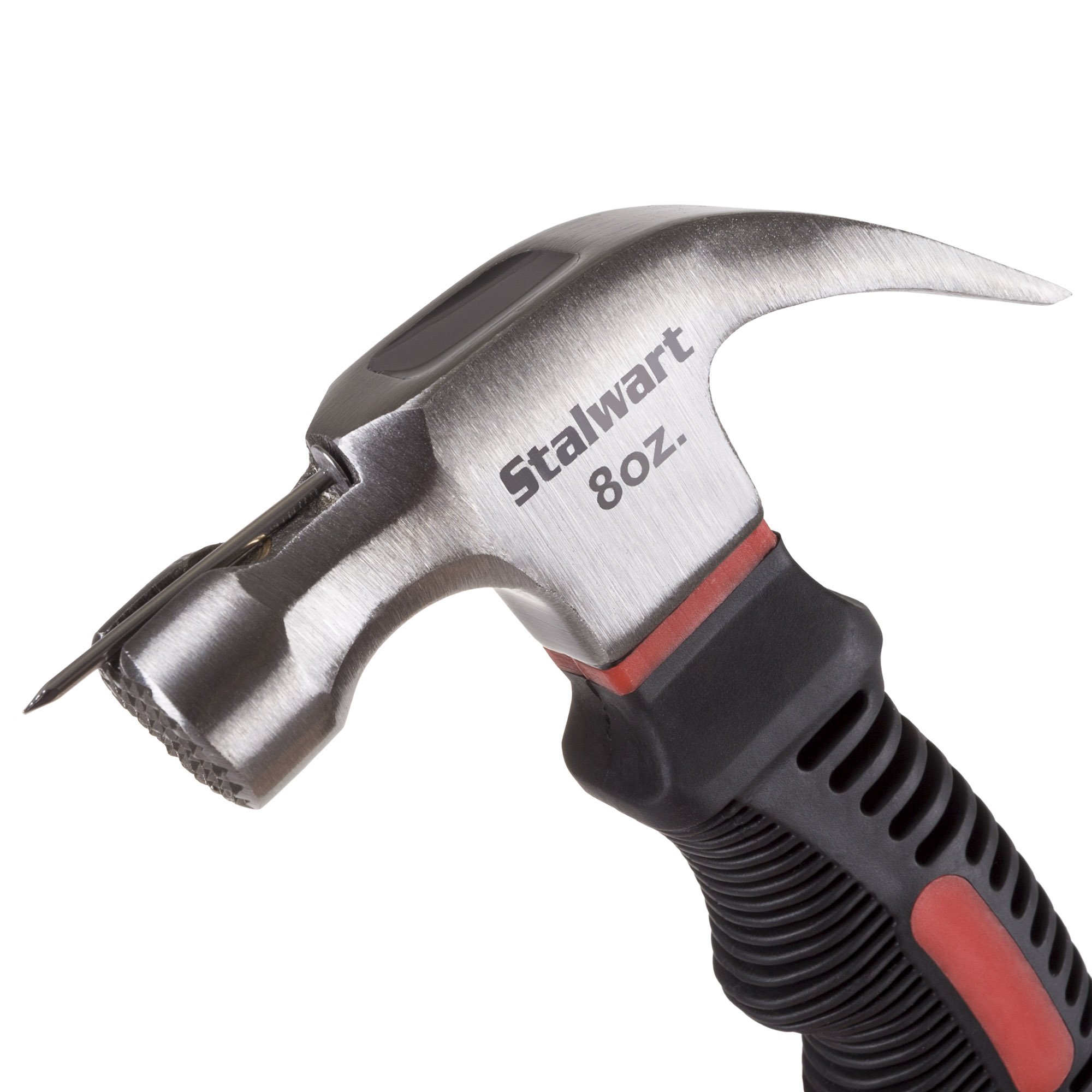 Fibra de vidrio martillo de carpintero con mango de agarre cómodo, por Stalwart (Durable Herramienta para el hogar Reparación, DIY, construcción, madera), 75-HT4077