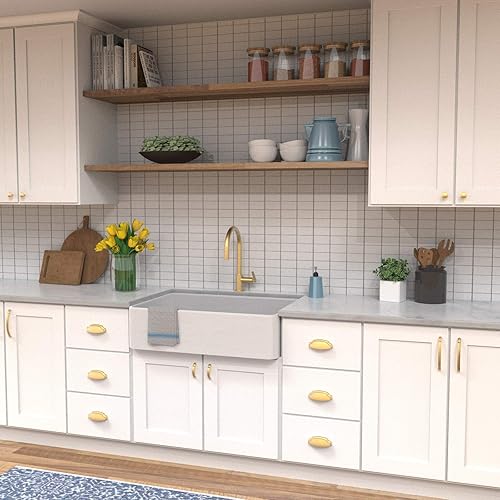 Miniatura 8 de Hickory Hardware Tiradores de gabinete de cocina de núcleo sólido, manijas de gabinete de lujo, accesorios para puertas y cajones de aparador,