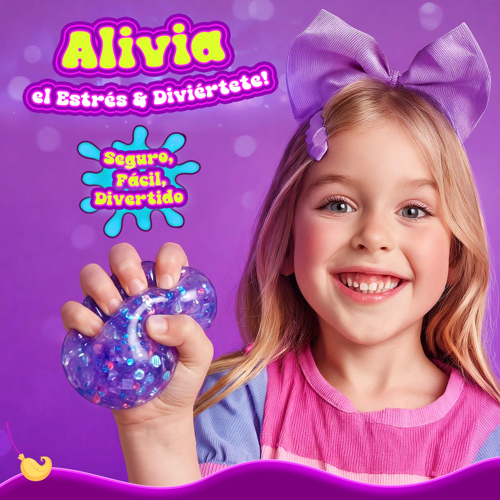 Kit de squishy para niños, Fábrica de squishies autoinflable, Incluye 8 pelotas y accesorios para hacer squishies antiestrés, Juguete sensorial creativo, Regalo para niños 6 7 8 años