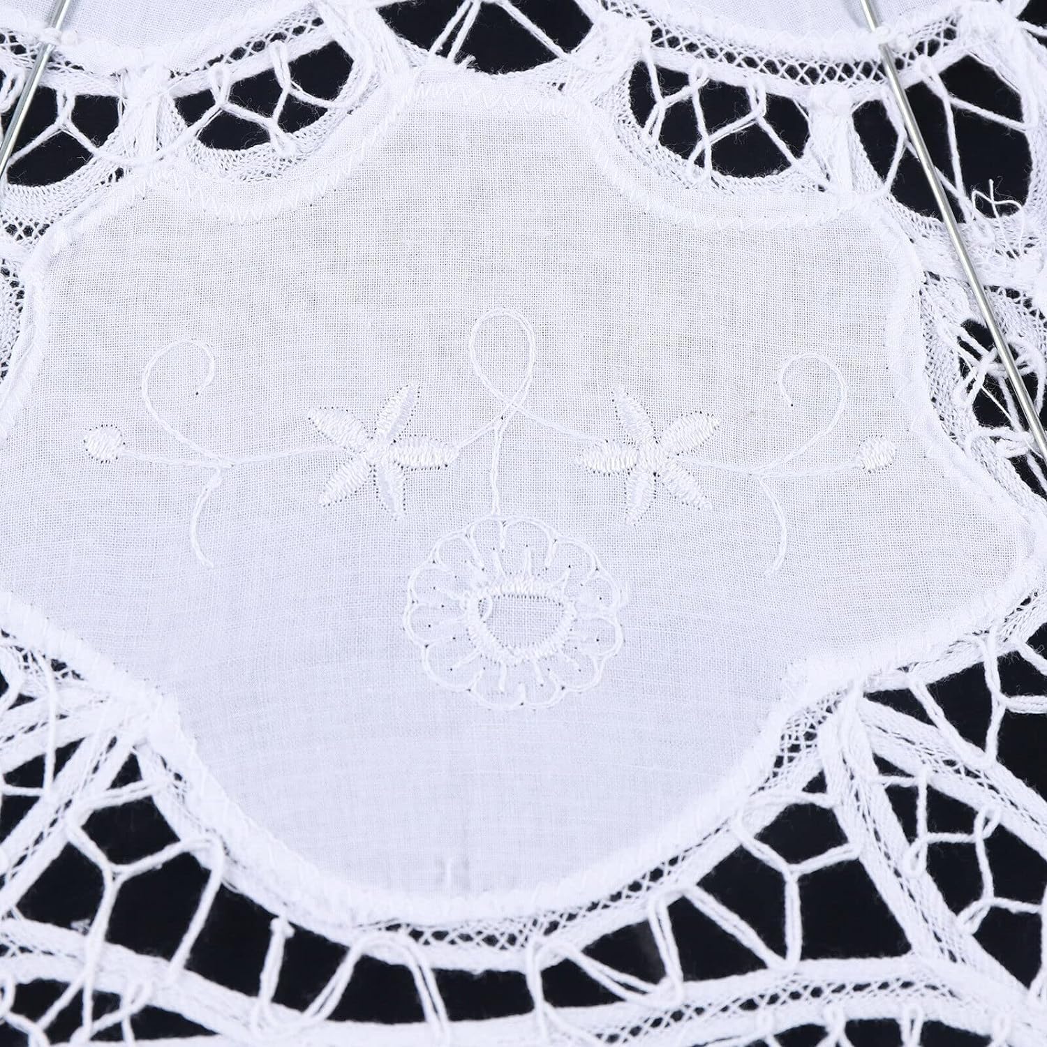 Große Braut Hochzeit Romantische Dekoration Regenschirm Spitze Sonnenschirm Sonnenschirm Fotografie Regenschirm 68cm Baumwolle