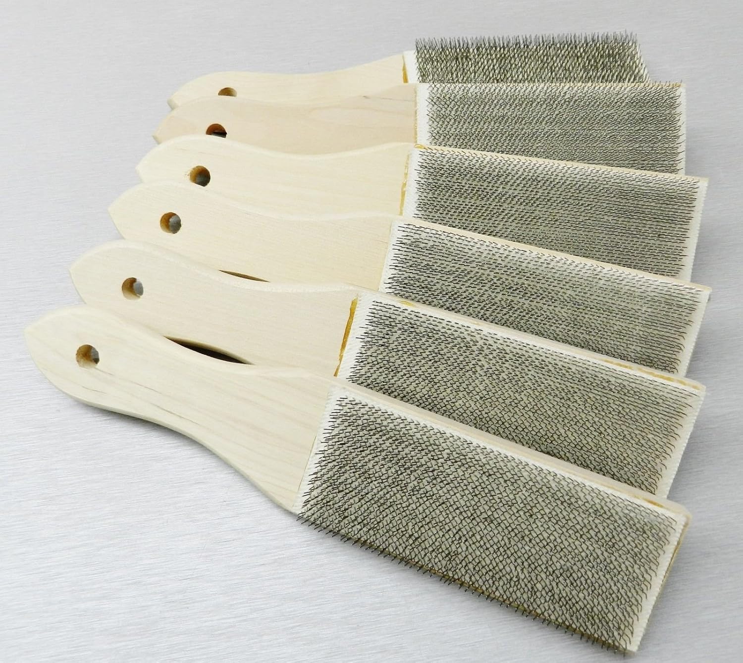6 File Card Cleaners File Brush Clean Files Remove Chips Metal Bits Lutz #10 USA