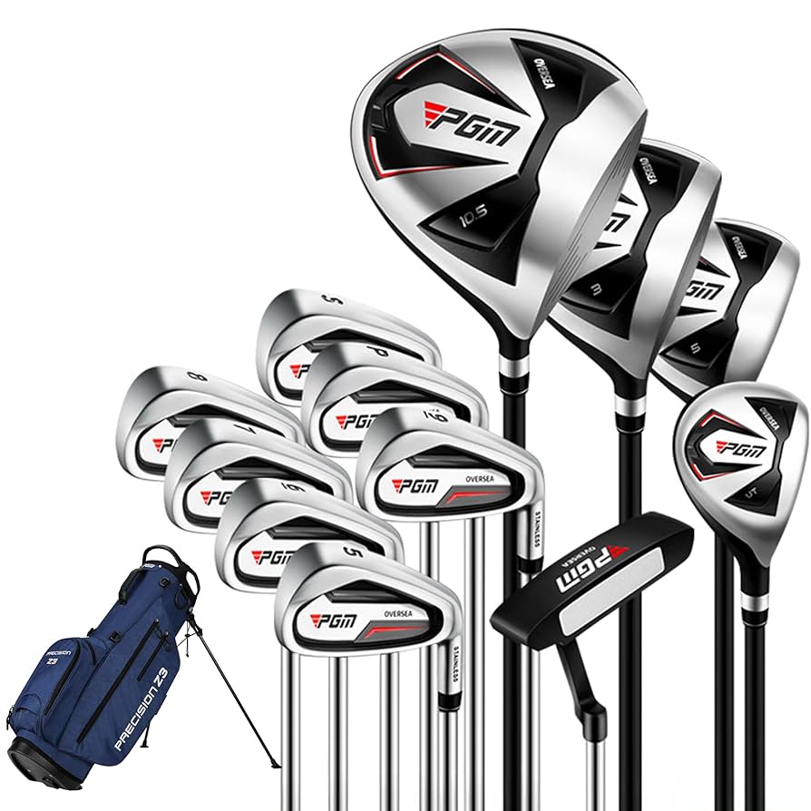 PGM Men's Complete Golf Club Sets - 12 Pieces - 3 Wood (#1,3
