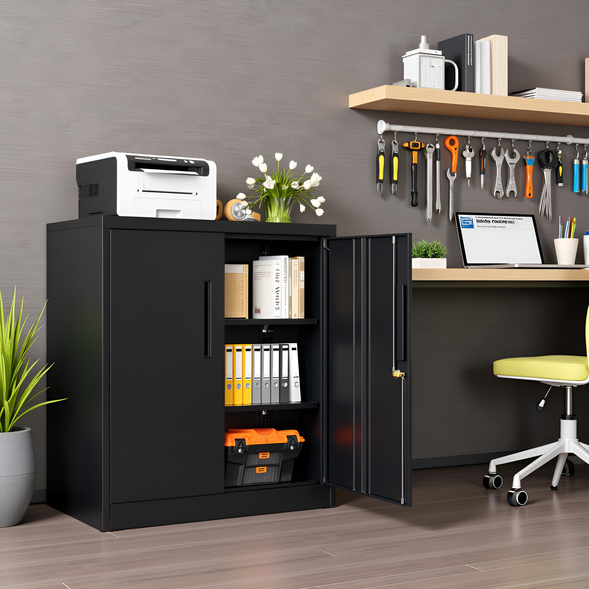 Amazon.com: SUNCROWN Metal Storage Cabinets, 36”Locking Cabinet