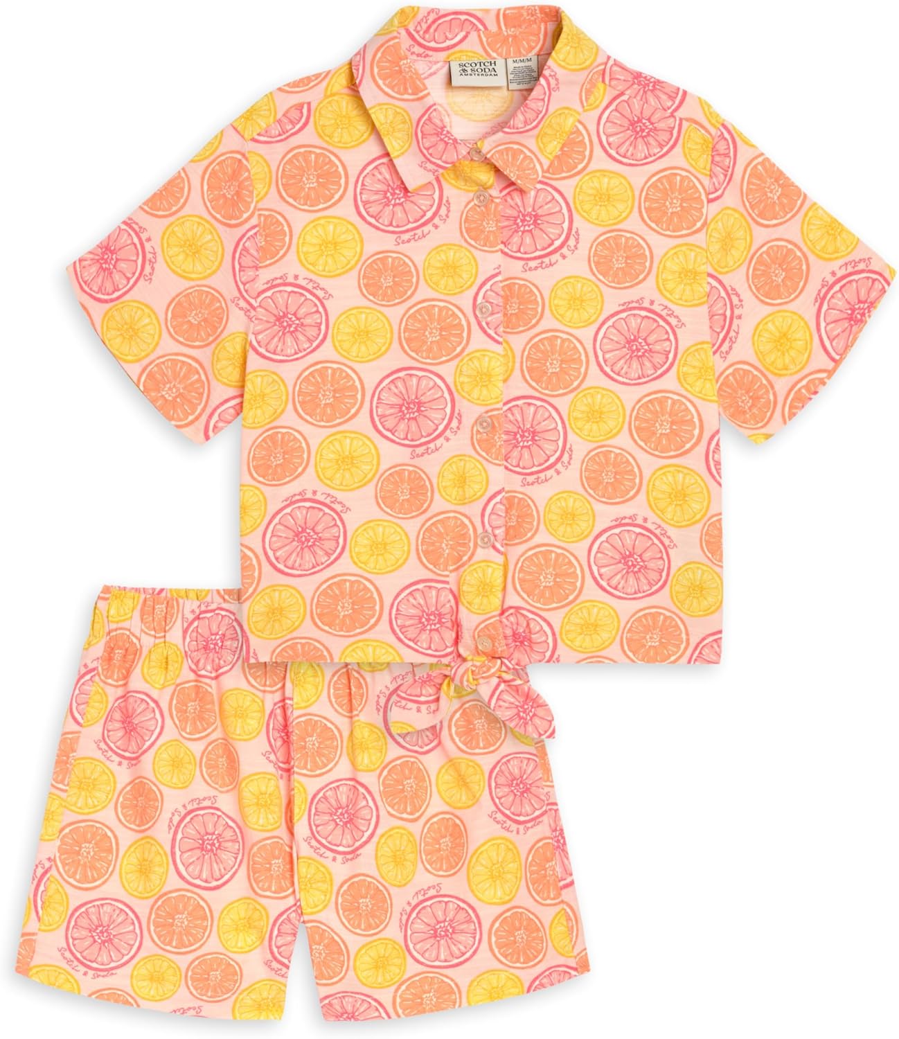 Scotch & Soda Girls' 2 Piece Coordinated Set, Matching Summer Outfit
