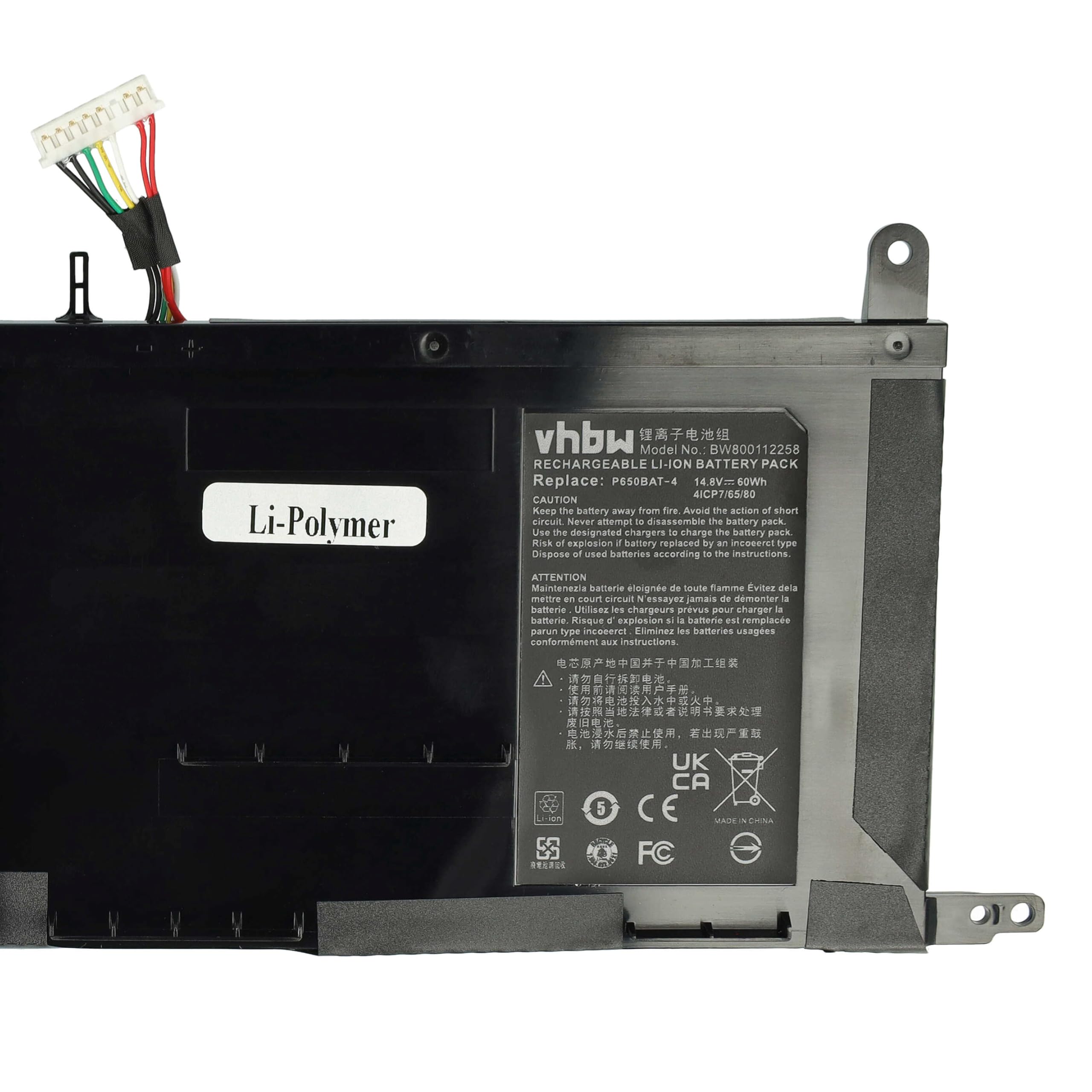 vhbw Batería Compatible con Thunderobot ST Pro, ST Pro-670016G512G10606GWS, ST Pro-P1, ST-R3 Notebook (4050 mAh, 14,8 V, Li-Poli)