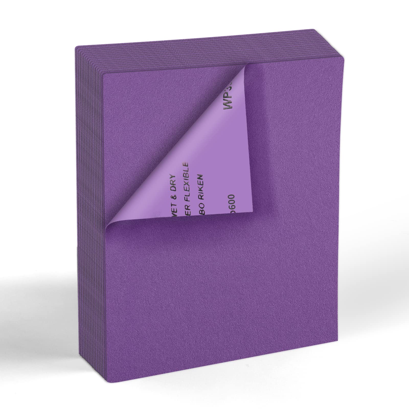 MAXMAN 600 Grit Sandpaper 20 PCS, Wet Dry Sandpaper Sheets 9 x 11 Inch, Sand Paper for Wood Furniture, White Fused Alumina Abrasive Sanding Paper for