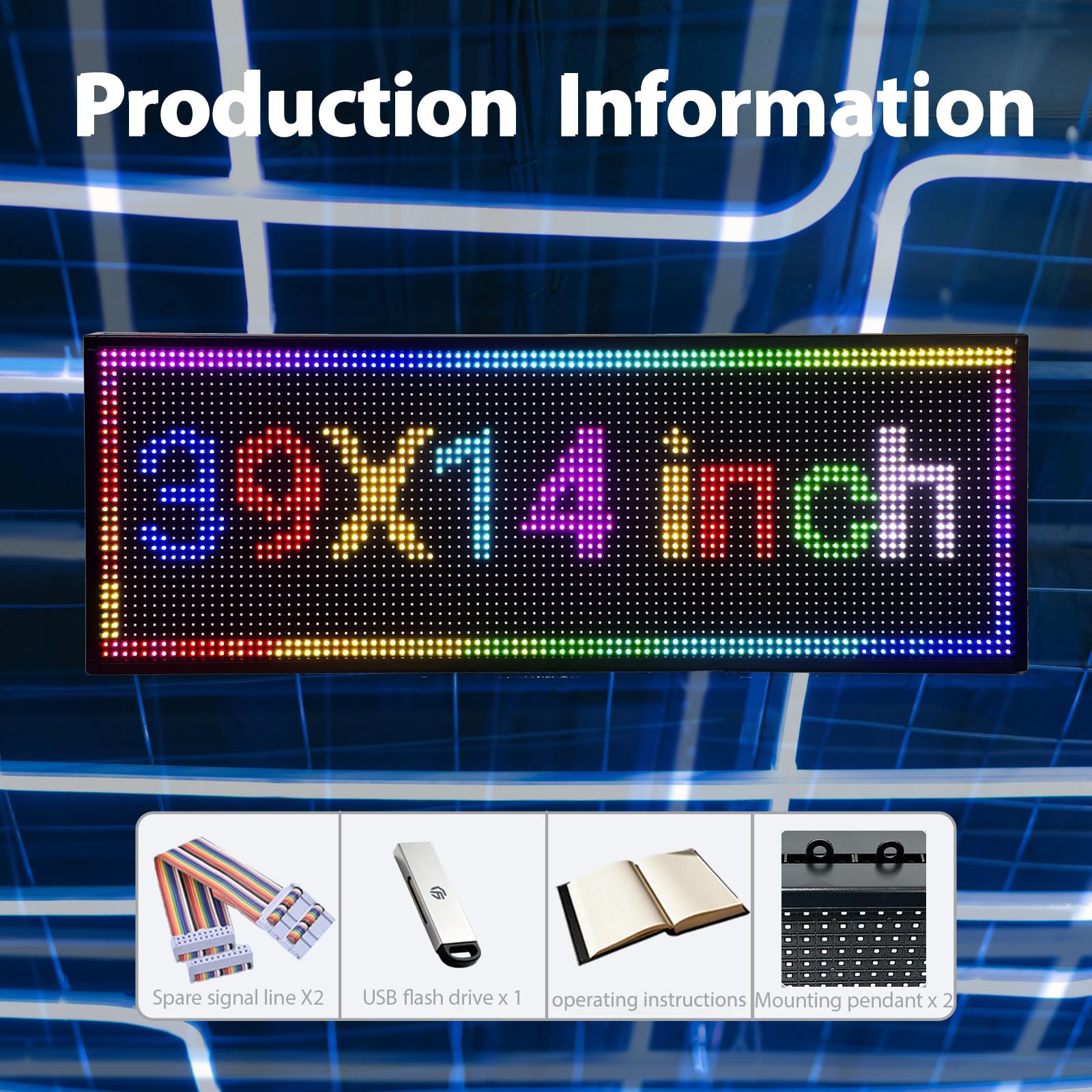 Przewijany programowalny znak LED, P4 Outdoor Digital Word Led Ticker Pantalla Para Publicidad USB Wifi jasna reklama włączona kontrola plakat wyświetlacz małe światła tablicy ogłoszeń 90 cm ×